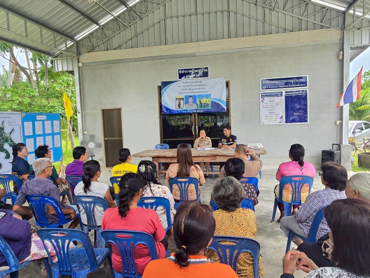 พช.ท่าศาลา : ติดตามสนับสนุนการดำเนินงานกองทุนหมู่บ้าน (กทบ.) บ้านในไร่